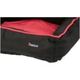 thumbnail image 2 of Dogzilla Rectangular Lounger Dog Bed, Black/Red, 22"L x 18"W, 2 of 4