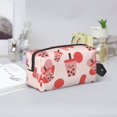 thumbnail image 6 of Uemuo Milk Tea Pattern Portable Toiletry Bags with Handle, Waterproof travel Make up Bags for Women, Large Capacity Travel Cosmetic Bags, 6 of 9