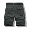 thumbnail image 4 of Mens Camo Cargo Shorts Wild Outdoor - Cotton Relaxed Fit Utility Multi-Pocket Shorts Design for Outdoor Wild Activities and Casual Daily Wear Gray M, 4 of 5