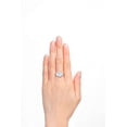 thumbnail image 2 of RYLOS Bagues pour Femmes Bague en or Blanc 14K Pierre Précieuse 12X10MM et Diamants Superbe Bague pour Doigt du Milieu Ou Index Mars Bijou Aigue-Marine Taille 9, 2 of 7