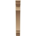 thumbnail image 2 of Ekena Millwork 3 1/2"W x 16"D x 28"H Imperial Traditional Rough Cedar Woodgrain TimberThane Bracket, Primed Tan, 2 of 6