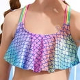thumbnail image 4 of Gunia Swimsuits For Girls Princess Bikini Set 2 Piece With Adjustable Straps Summer Beach Pool Outfit Poolside Seaside,8-9 Years, 4 of 6