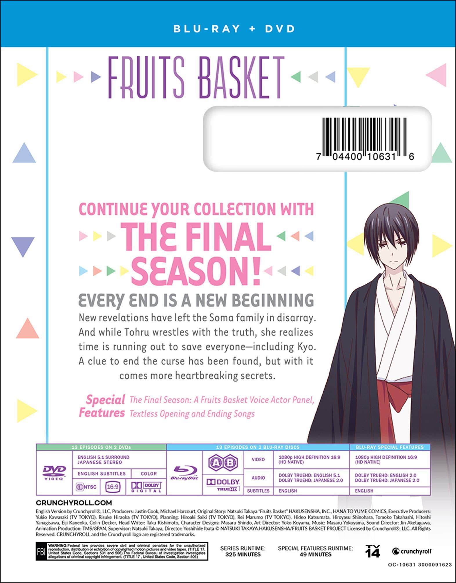 Dvd Fruits Basket 2 Tv Legendado