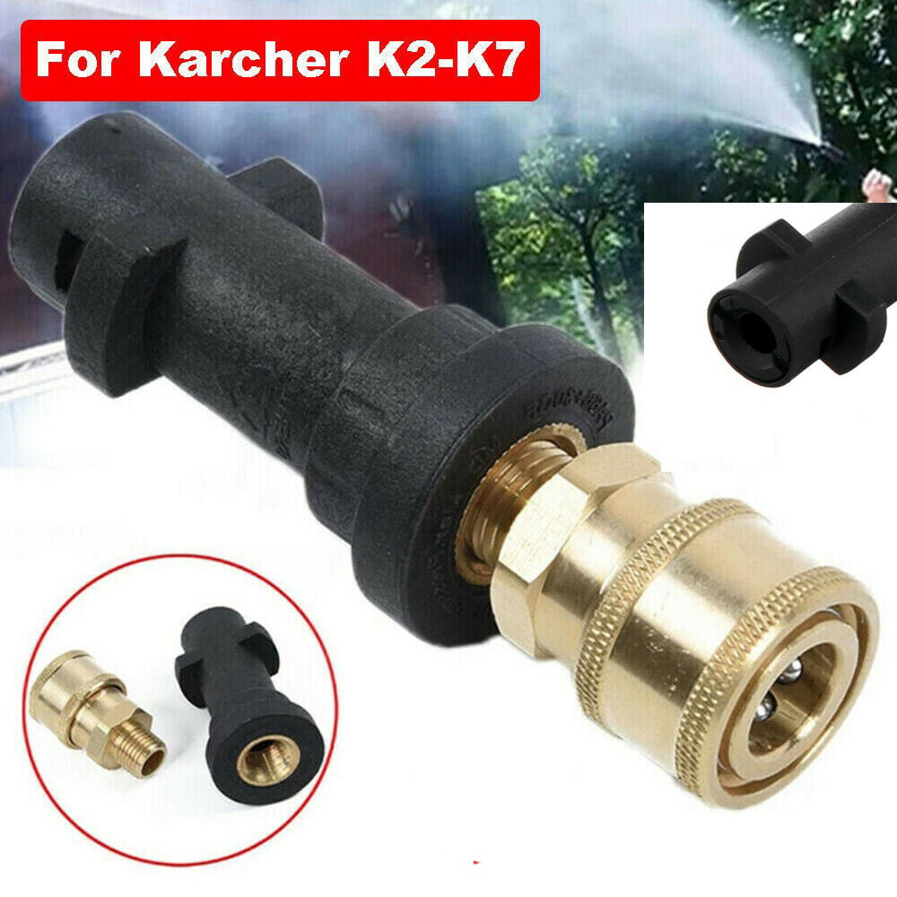 1/4" inch Quick Release Pressure Washer Foam Lance Adapter for Karcher K2 K3 