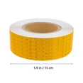 thumbnail image 4 of Shisuyan Ruban d'Avertissement Réfléchissant Orange Pvc 1Ensemble 984.25x1.97x0.08 Po, 4 of 8