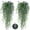 Purple, variant on Zukuco 2PCS Artificial Hanging Plants Faux Eucalyptus Leaf Greenery Vine Outdoor UV Resistant Plastic Plants Home Garden Wedding Party Indoor Outdoor Decorations (Purple)