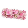 thumbnail image 2 of Panel de flores artificiales Macarena para centros de mesa de boda Rosa oscuro Fila de flores de boda, 2 of 8