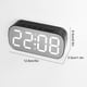 thumbnail image 3 of Wosthever Reloj de digital con alarma conjuntos de alarmas Ajuste de brillo Modo nocturno Despertador Fecha Electrodomésticos luz blanca blanca, 3 of 6