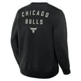 thumbnail image 5 of Men's Fanatics Black Chicago Bulls Crossover Collection Defensive Rotation Drill Premium Pullover Sweatshirt, 5 of 5