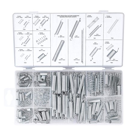 Tension Spring Case 200 Pieces Tension Springs Assortment, Compression Springs, Assorted ...
