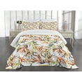 thumbnail image 3 of Ambesonne Traditional Quilted Bedspread Set 3 Pcs, Folk Bohemian Asian Art, King Size, Multicolor, 3 of 5