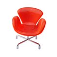 thumbnail image 1 of Sillón de casa de muñecas 1/6 Dollhouse Chair Backrest Mini Colorful for Bedroom Pretend Play Dolls , Naranja, 1 of 7