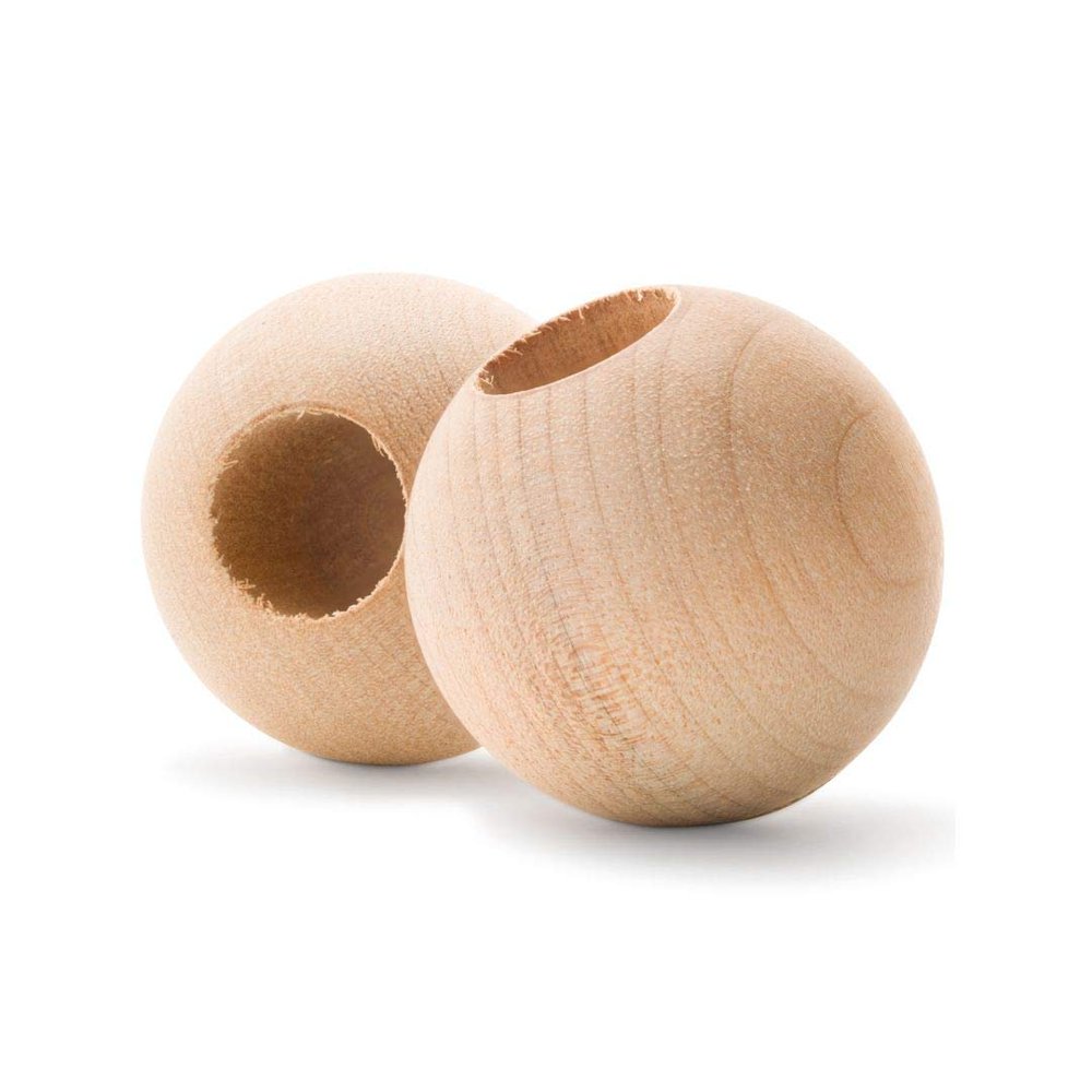 Wood Dowel Caps 11/4" Diameter With 1/2" hole Dowel Rod Caps For 1