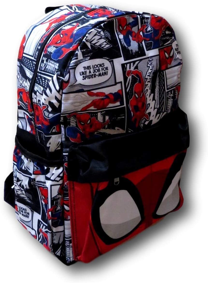 Marvel Spiderman Allover Print White16" Boys Large School Backpackspiderman