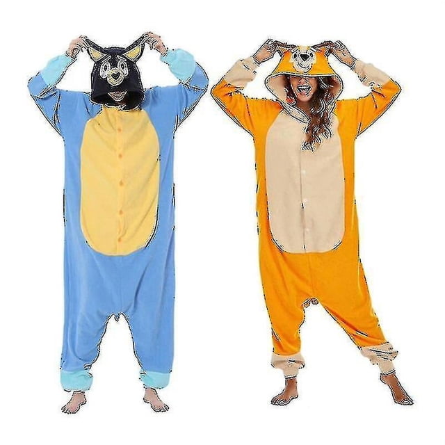 Animal adultos dibujos animados perro Onesies pijama Halloween disfraces Jumpcompatible regalo de Navidad