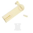 thumbnail image 2 of Naiovety Bobina de hilo dental, bobinadora de hilo dental reutilizable de plástico, ligera, impermeable, resistente al desgaste, soporte de De coser, 2 of 6