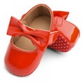 thumbnail image 2 of BESLY 0-18M Baby Girls Princess Dress Shoes with Bowknot Non-Slip Toddler Shoes, 2 of 5