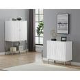thumbnail image 3 of Coast to Coast Imports White Two Door Cabinet, 3 of 6