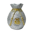 thumbnail image 4 of Jarrón de flores novedoso Strade Fareast Limited forma de bolsa de dinero Plata, 4 of 8
