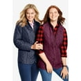thumbnail image 2 of Woman Within Plus Size Zip-Front Quilted Vest Long Lightweight Gilet, 2 of 4