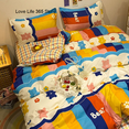 thumbnail image 2 of Pink Rabbit With Clothes Bedding Set Cute Animals Quilt Cover Kawaii For Girls Gift Polyester High Quality Sheet  Pillowcase, 2 of 7