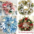 thumbnail image 5 of 2/3/4 Roll 10 Inch Decorative Mesh Ribbon Rolls, Fabric Mesh with Foil for Wreaths Front Door Decor Christmas Festival Party Accessories Party Decoration Supplies (10yds/roll）, 5 of 6