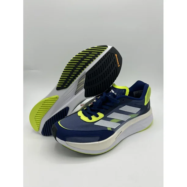 Adi-das Adizero Boston 10 Men's Shoes Size 6.5 Blue White Running Marathon GY0929