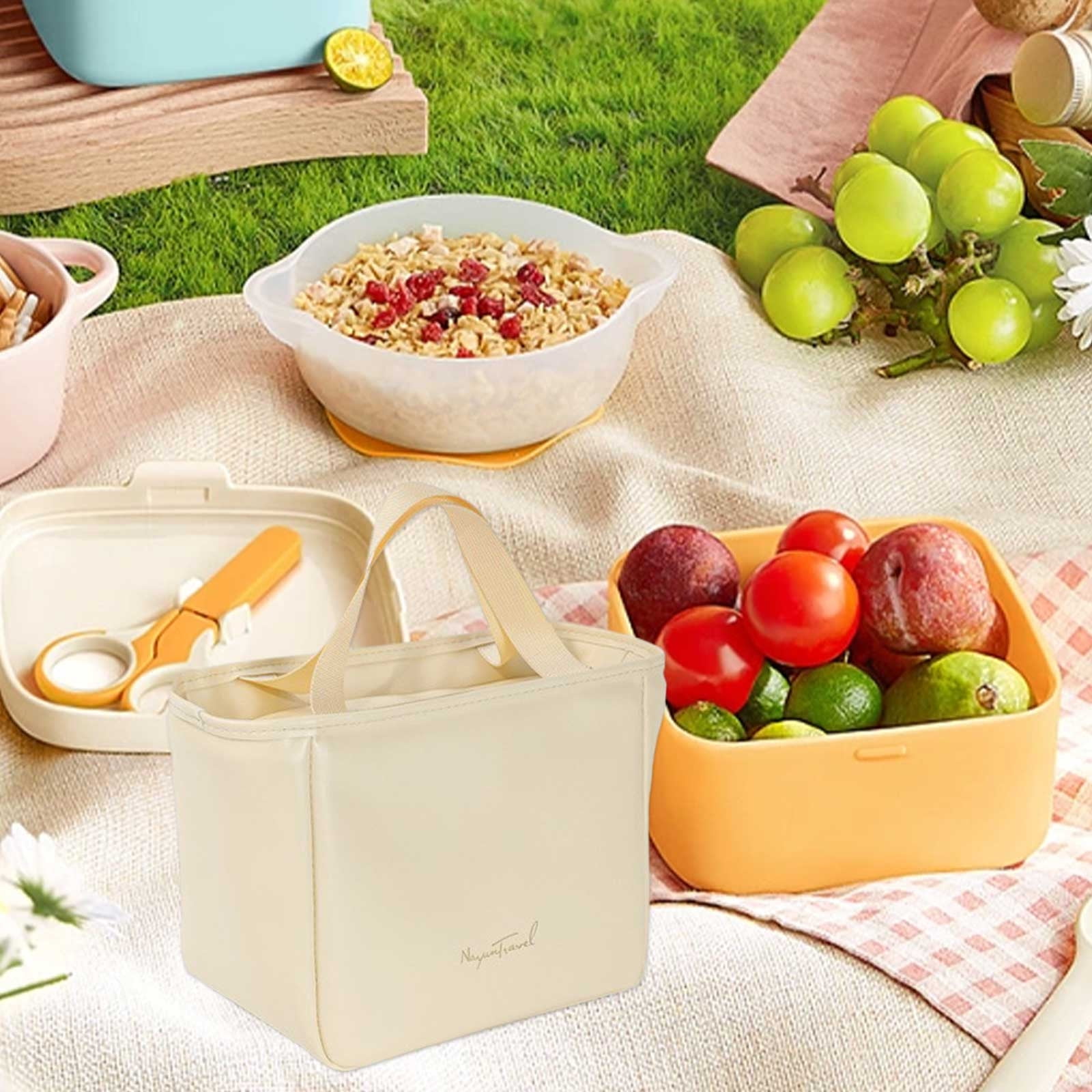 Sac à Lunch Avec Bandoulière Sac Isotherme Pour Le Travail École Pliable Zip étanche Sac Isotherme Cool Box Sac Thermique Sac De Pique-nique Pour Le Sport / Pique-nique / Fitness-Fei Yu