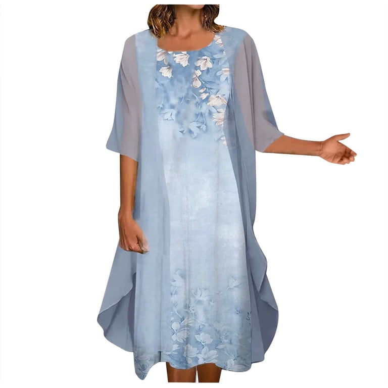 chinese dress ladies Womens's Casual 2 Piece Set Boho Floral Print Maxi Dress with Cardigan  Flowy Chiffon Wedding Guest Dresses for Women (Flower-10,Small) at Amazon  Women's Clothing store main image 1