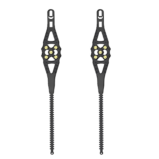 maskred Efficient Snow Tire Chains Increase Traction Reliable Easy To Install ABS Snow Chains For Cars In 2 packs black