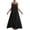 Black, variant on SELONE Hawaiian Dresses for Women Ruched Beach Boho Dresses Column Sleeveless Maxi Cami Sundress V Neck Smock Dresses 2XL