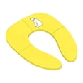 thumbnail image 2 of Asiento de inodoro plegable con anillo para orinal, funda para inodoro para viajes, para niñas pequeñas y niños Amarillo, 2 of 7