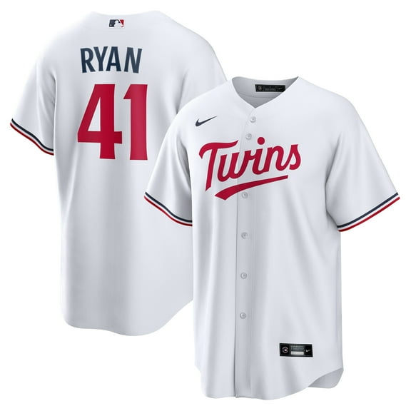 Youth Nike Joe Ryan White Minnesota Twins Home Replica Jersey