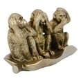 thumbnail image 5 of Pacific Giftware See Hear Speak No Evil Monkeys Resin Figurine, 5 of 8