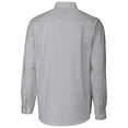 thumbnail image 3 of Men's Cutter & Buck Charcoal Grambling Tigers Vault Stretch Oxford Stripe Long Sleeve Button-Down Shirt, 3 of 3
