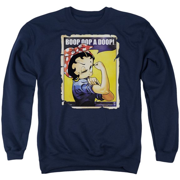 Betty Boop - Power - Crewneck Sweatshirt - Large
