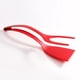 thumbnail image 5 of Billuyoard El doble echado a un lado de nylon resistente al calor de la espátula Turner para cocinar versátil El doble echó a un lado Turner de Cocina y Comedor rojo, 5 of 6