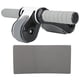 thumbnail image 1 of Rodillo de 2 ruedas para abdominales, ejercitador de músculos abdominales, equipo de fitness para gimnasio en casa con rodilleras, color negro, 1 of 11