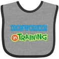 thumbnail image 3 of Inktastic Future Ironworker in Training Boys or Girls Baby Bib, 3 of 4