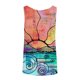 thumbnail image 4 of Mujeres moda sexy sin mangas flor pirnt chaleco u-cuello impreso tops camiseta chaleco blusa tops Pompotops lopia987434, 4 of 7