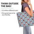 thumbnail image 2 of Disketp Snowflake Christmas gnome Bolsa Tote Estampada para Mujer, Bolso de Hombro y de Mano para Compras y Viajes, 2 of 8