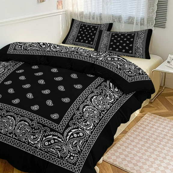 Bohemian Print Bedding Set Couple Bedclothes Pillowcase Customized Home Textiles Bed Set for Bedroom Decoration