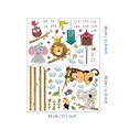 thumbnail image 2 of Pegatinas decorativas, lindas pegatinas de altura de animales con pegamento de pvc, brillar Electrónica, 2 of 5