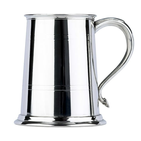 

Commodore Fine English Pewter Tankard with Swan Handle Beer Mug Made in England