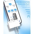 thumbnail image 2 of Lightning to SD Card Reader USB 3.5 mm audio charger Adapter(5in1)for iPhone 14 13 12 Pro Max Digital Camera OTG 3.0 Micro SD Memory Stick Flash Drive Accessories for Apple TF Transfer Photo for iPad, 2 of 7