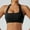 Black, variant on Swuxness Women's Push Up Yoga Bras Solid Color Seamless Lightweight Support Breathable Running Sports