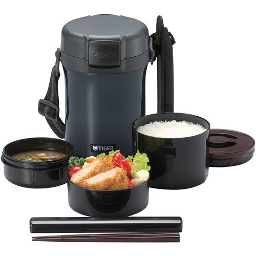 Tiger Lunch Jar, 57.5 oz, Charcoal Gray