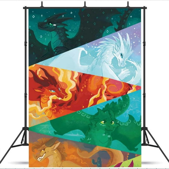 Wings of Fire Poster Wall Decor Birthday Banner Backdrop Background Party Supplies Taspestry