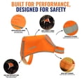 thumbnail image 2 of Chaleco para perros SafetyPup XD Lite Blaze naranja reflectante grande, 2 of 8