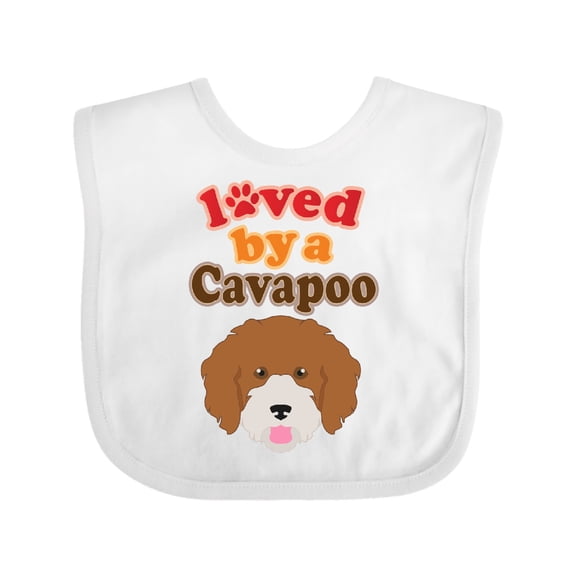 Inktastic Cavapoo Dog Quote Boys or Girls Baby Bib